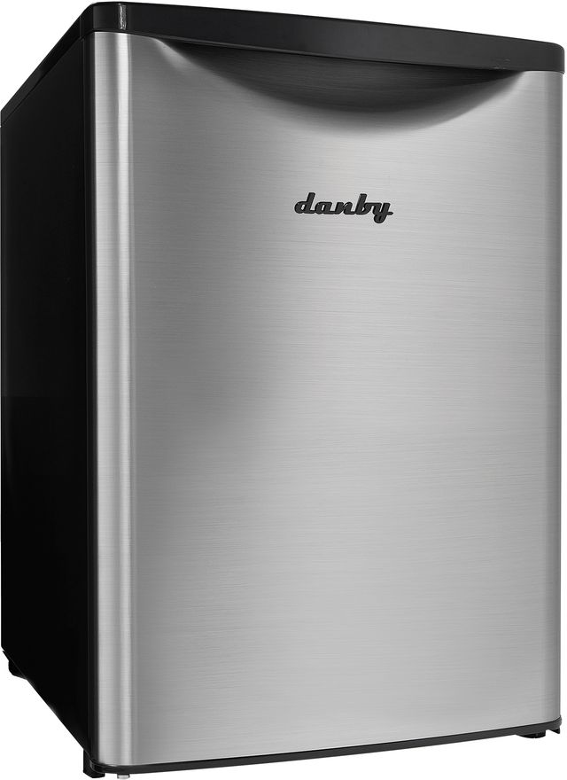 Danby® Contemporary Classic 2.6 Cu. Ft. Stainless Steel Compact Refrigerator-0