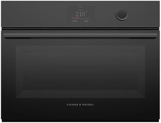 Fisher & Paykel Series 9 24" Black Glass Combination Steam Oven-1