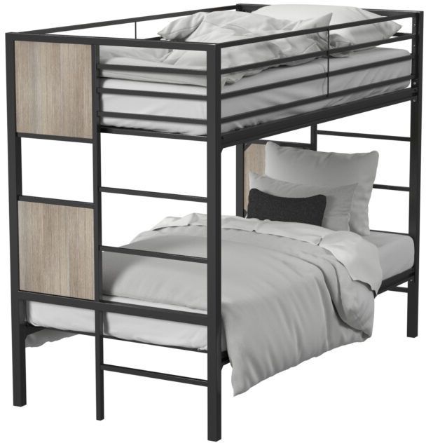 Intercon Midtown Youth Black/Ebano Youth Twin Over Twin Bunk Bed-0