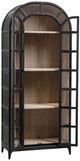 Classic Home Waverly Loft Black Display Cabinet-2