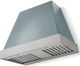 La Cornue CornuFé Euclid 36" Ocean Wall Mounted Range Hood with Satin Chrome Trim-0