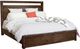aspenhome® Modern Loft Brownstone King Panel Bed-0