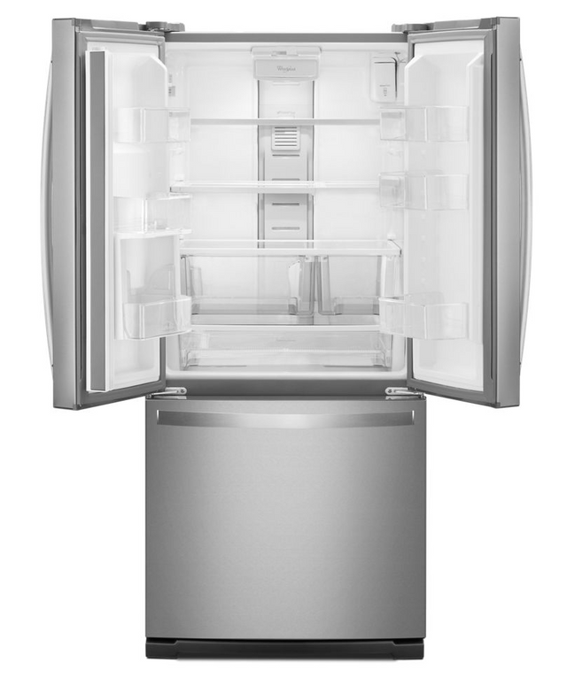 Whirlpool® 30 in. 19.0 Cu. Ft. Fingerprint Resistant Stainless Steel French Door Refrigerator-1
