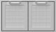 Hestan® Professional 36" Stainless Steel Outdoor Double Storage Door-0