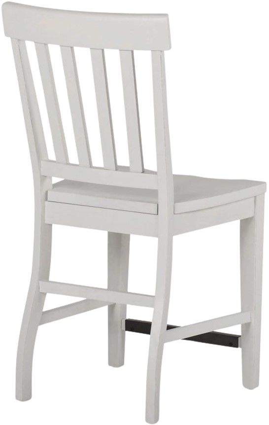 Steve Silver Co. Cayla Antiqued White Counter Stool-1