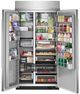 KitchenAid® 48" 30.0 Cu. Ft. Juniper Built-In Side-by-Side Refrigerator with Platinum Interior-1