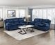 Homelegance® Goodland Blue Double Manual Reclining Loveseat with Center Console-1