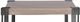 Vanguard® Furniture Customizable Fret Dining Table with Textured Fret Leg-1