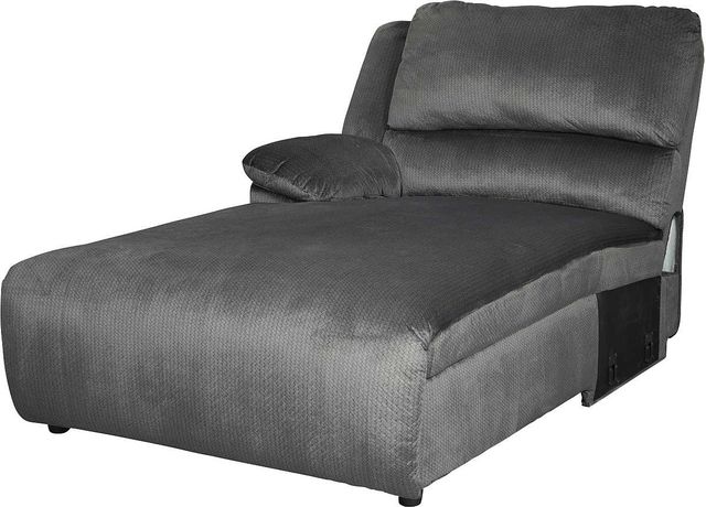 Signature Design by Ashley® Clonmel 3-Piece Charcoal Power Reclining Left-Arm Facing Sectional and Chaise-2