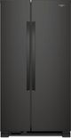 Whirlpool® 36" 25.1 Cu. Ft. Side-By-Side Refrigerator-Black-0