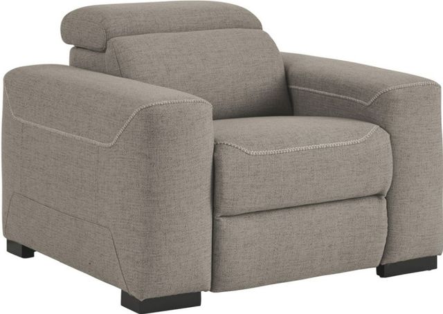 Signature Design by Ashley® Mabton 2-Piece Gray Power Reclining Living Room Set-2