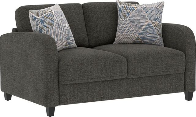 Emerald Home Taylor Ordesa Gray Full Pop-Up Sleeper Loveseat-2