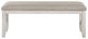 Homelegance® Savile Brushed Antique White/Light Gray Bench-2