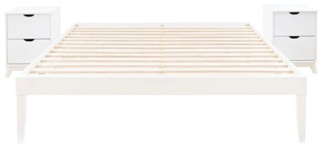 Powell® Portix 3-Piece White Queen Simple Bedroom Set-0