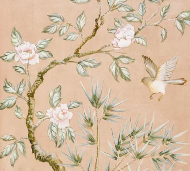 Stylecraft Tamara Day for Stylecraft Spring Mural Pink II Wall Art-1