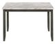 Elements International Nash 7-Piece Dark Brown/White Counter Set-2