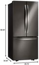LG 30" 21.8 Cu. Ft. 3-Door French Door Refrigerator-Black Stainless Steel-2