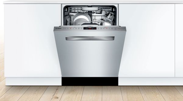 Bosch® 300 Series 24" White Top Control Built In Dishwasher