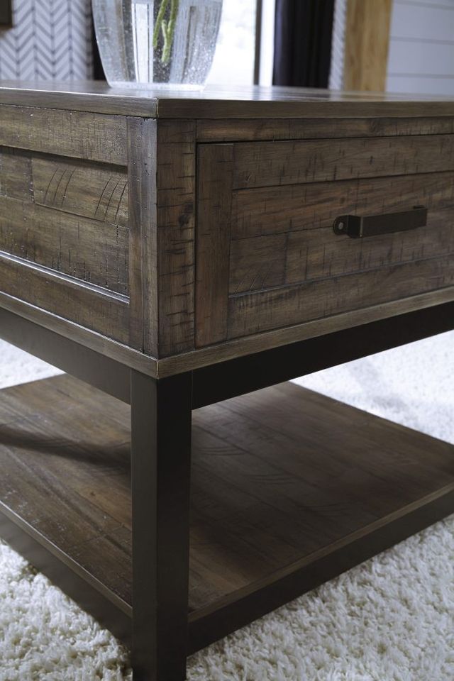 Signature Design by Ashley® Johurst Grayish Brown End Table-3