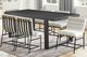 Steve Silver Co. Nives 7-Piece Black/Eggshell Dining Table Set-1