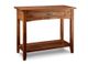 Handstone Customizable Glengarry Heritage Maple Single Drawer Sofa Table with Shelve-0