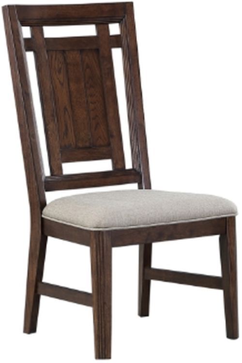 Winners Only® Kentwood Brown/Gray Upholstered Dining Side Chair-0