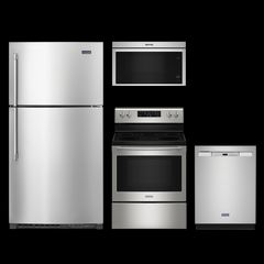 Maytag® 4 Piece Fingerprint Resistant Stainless Steel Kitchen Package