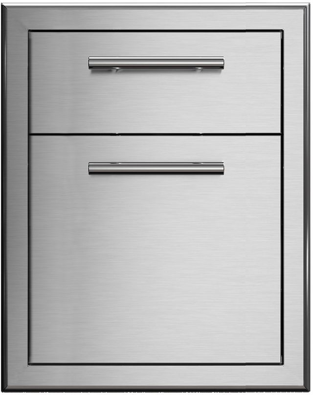 XO 20" Stainless Look Outdoor Double Drawer-0