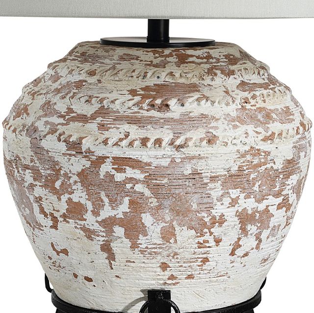 Renwil® Everren Silis Brown/Off-White Table Lamp-2