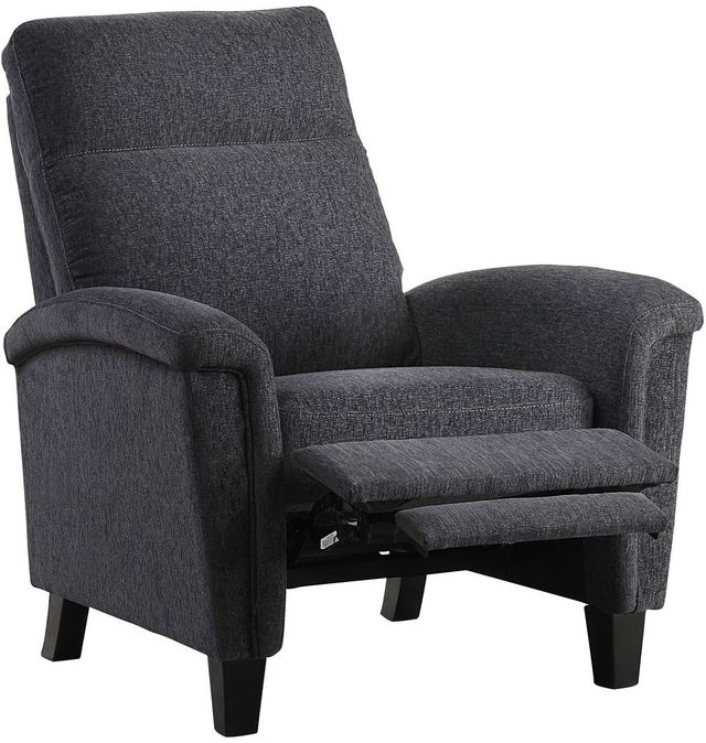 Mazin Furniture Weiser Dark Gray Push Back Reclining Chair-1