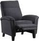 Mazin Furniture Weiser Dark Gray Push Back Reclining Chair-1