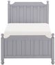 Mazin Furniture Wellsummer Gray Twin Youth Bed-0