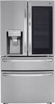 LG 36" 29.5 Cu. Ft. PrintProof™ Stainless Steel French Door Refrigerator with CraftIce™-0