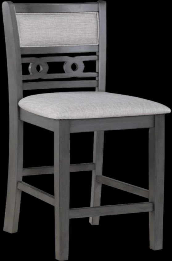 New Classic® Home Furnishings Gia Gray Counter Dining Chair-0
