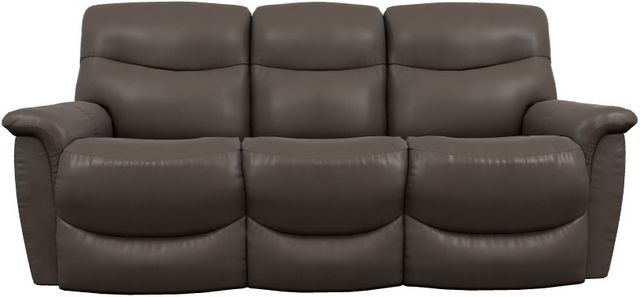 La-Z-Boy® James Walnut Leather Power Reclining Sofa with Headrest and Lumbar-1