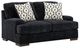 Benchcraft® Whitmore Manor Black Pearl Loveseat-0