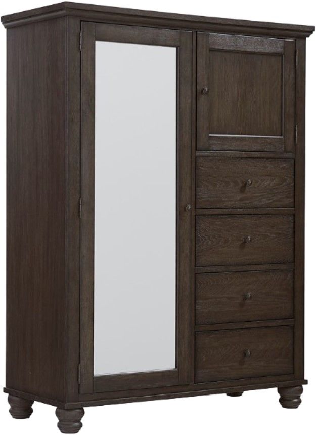 aspenhome® Cambridge Cracked Pepper Chiffarobe-0