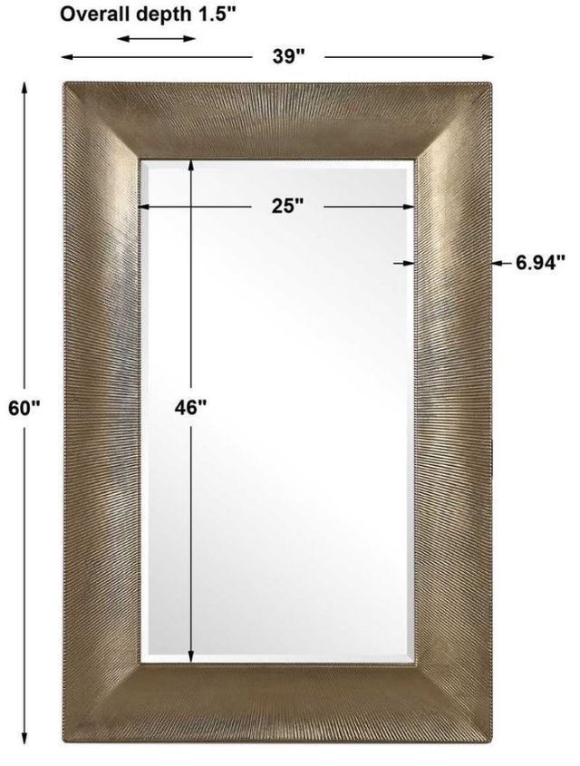 Uttermost® Valenton Champagne Mirror-3
