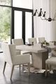 Bernhardt Linea Beige/Cerused Greige Side Chair-1