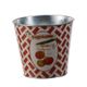 A & B Home Abington 3-Piece Red/White Tin Set-2