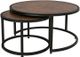 International Furniture Direct Blackburn Black/Copper Cocktail Table-0