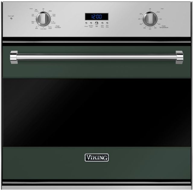 Viking® 3 Series 30" Blackforest Green Single Electric Wall Oven-0
