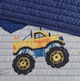 Olliix by Mi Zone Kids Nash Blue Full/Queen Monster Truck Reversible Coverlet Set-5