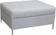 Edgewood Furniture Laporta Silver Storage Ottoman-0