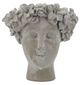 A & B Home Dahlia Gray Short Statue Planter-2