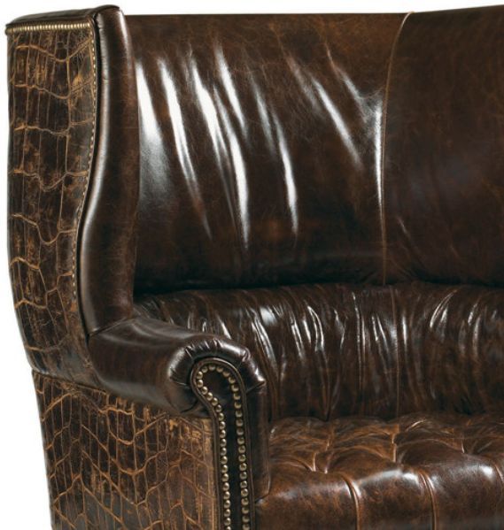 Lexington Home Customizable Cardiff Leather Chair-1