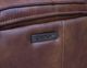 Man Wah Brown 7 Piece Brown Leather Power Reclining Sectional-4