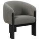 Coaster® Valdez Brown Upholstered Barrel Back Accent Chair-0