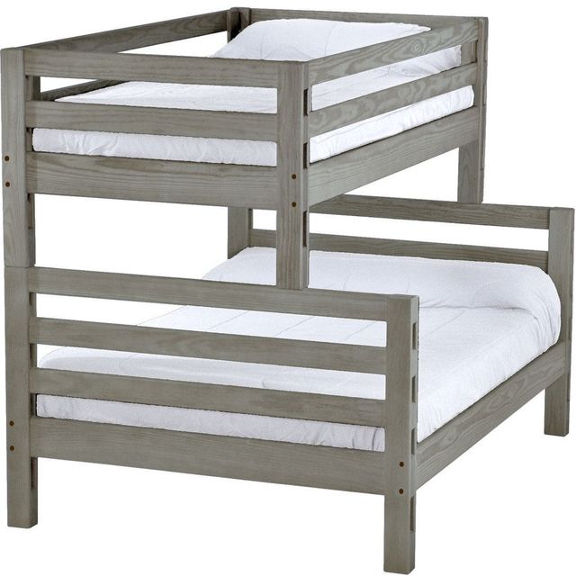 Crate Designs™ Furniture Storm Twin XL/Full XL Ladder End Bunk Bed-0