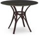 Amisco Customizable Kai 39" Black Italian Porcelain Top Round Table-0